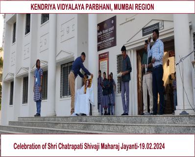 Celebration of Shri Chatrapati Shivaji Maharaj Jayanti on Dt 19.02.2024